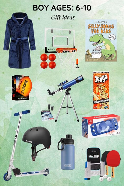 Gift Guide for Boys ages 6,7,8,9 & 10